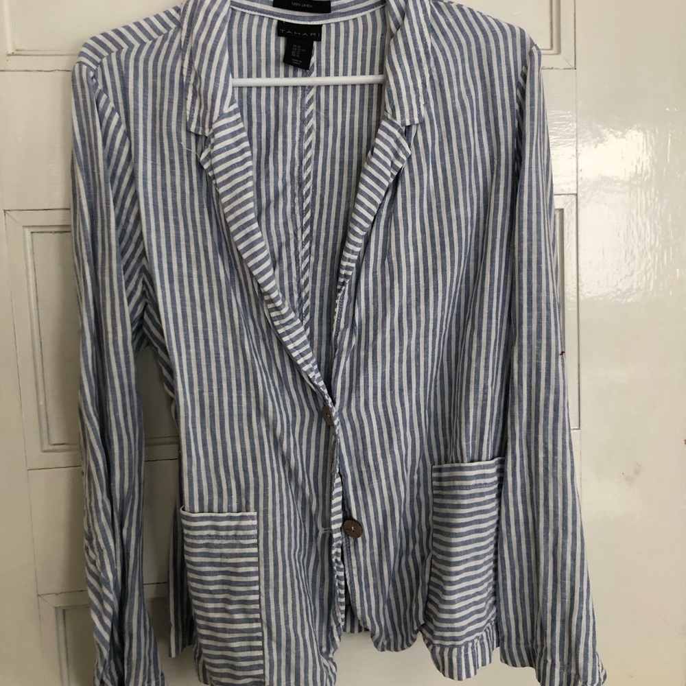 Women’s striped blazer